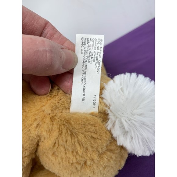 American Greetings 11 Inch Cream Bunny Easter Colored Eggs White Ribbon Bow Plus - Picture 8 of 11